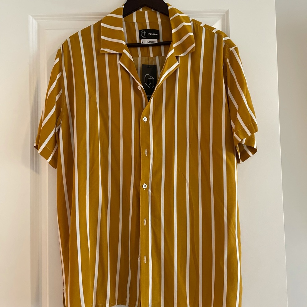 Original Use Retro short sleeve button shirt